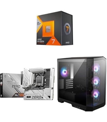 Bundle) AMD Ryzen 7 7800X3D 8-Core AM5 Processor & MSI B650M